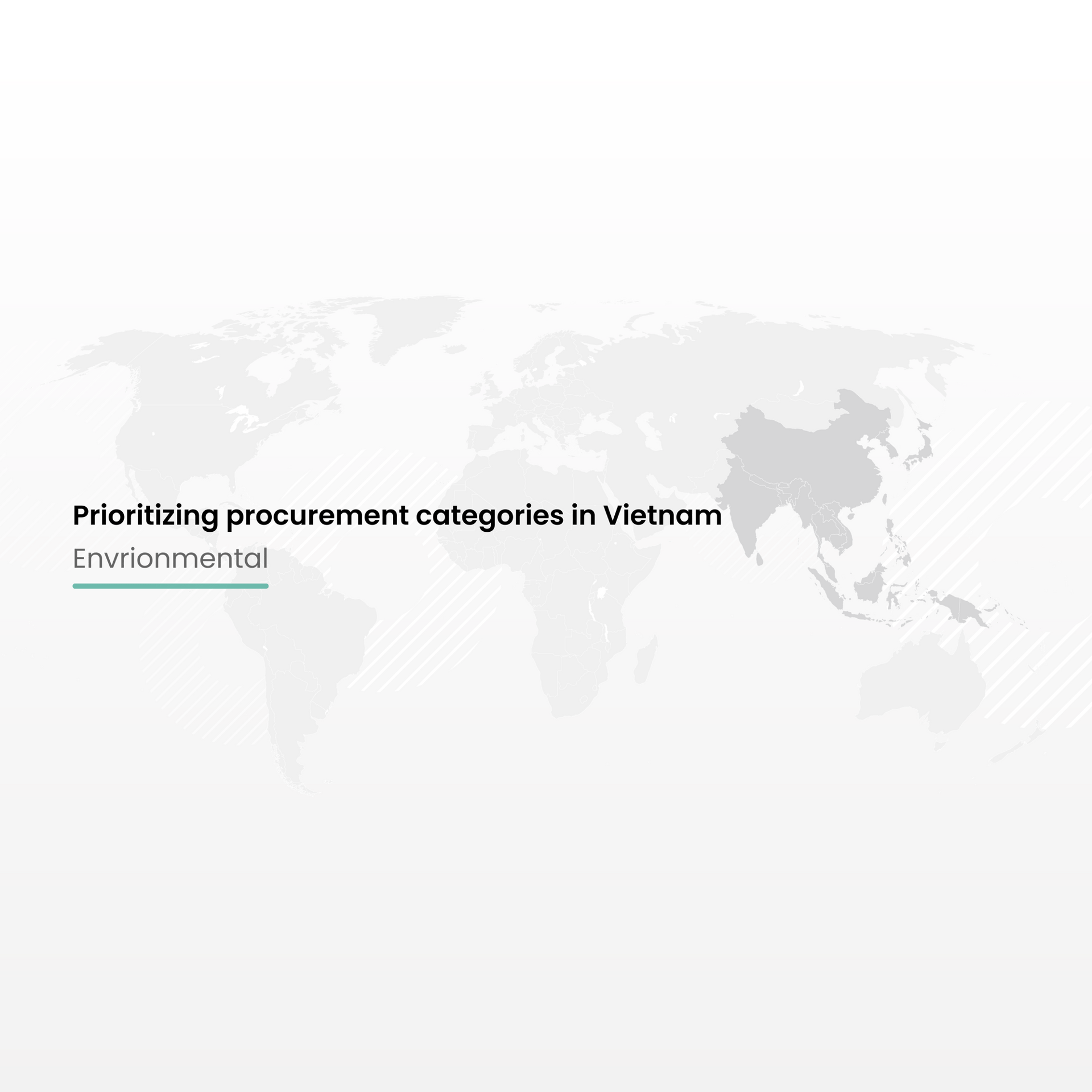 Prioritizing procurement categories in Vietnam